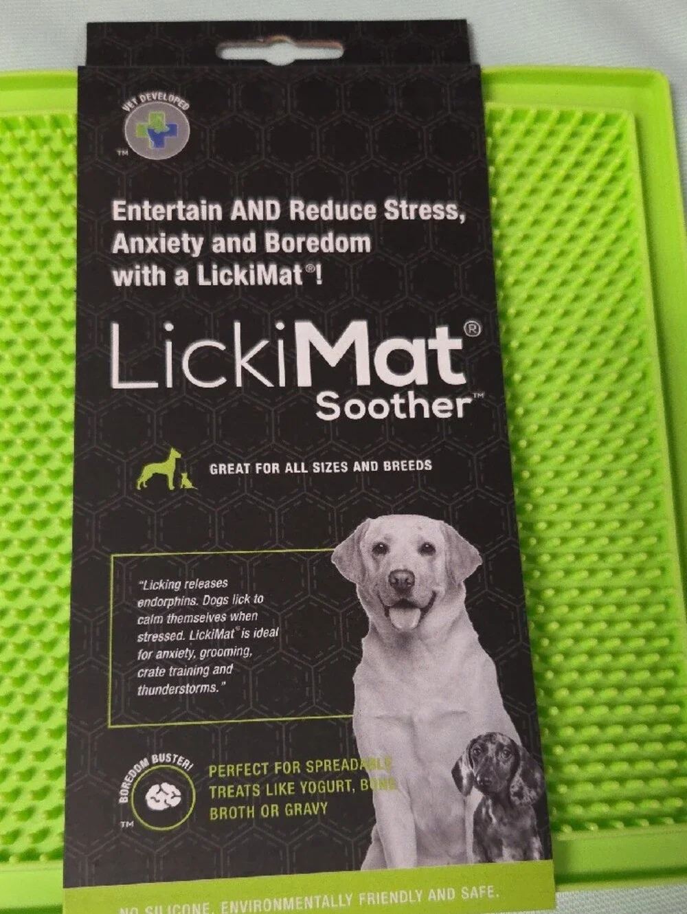 Soother Dog Licking Pad - Green